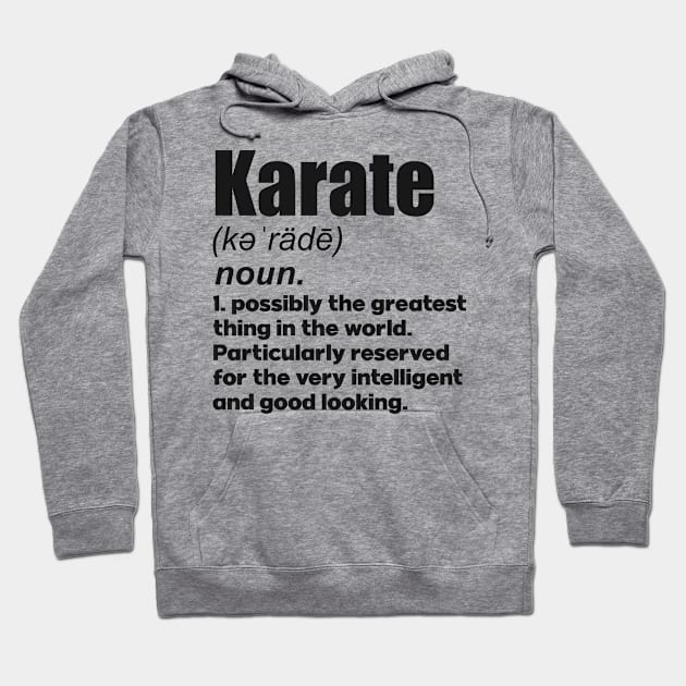 Karate girl coach gift. Perfect present for mother dad friend him or her Hoodie by SerenityByAlex